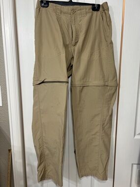 Vtg Y2K Patagonia Men M Convertible ZipOff Khaki Pants Activewear Hiking Fishing